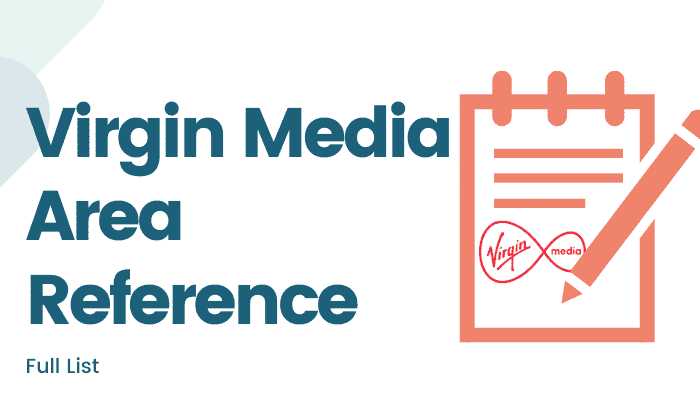 virgin media area reference