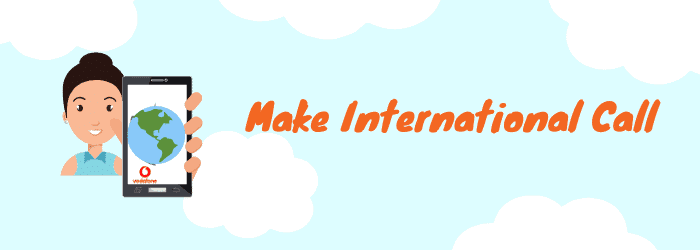 how to make vodafone international calls