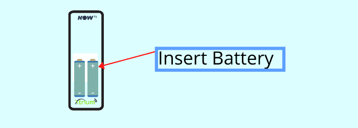 insert battery