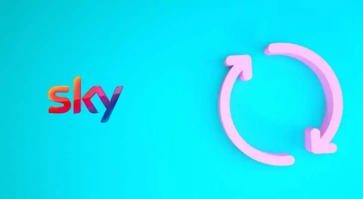 how to reset sky q box