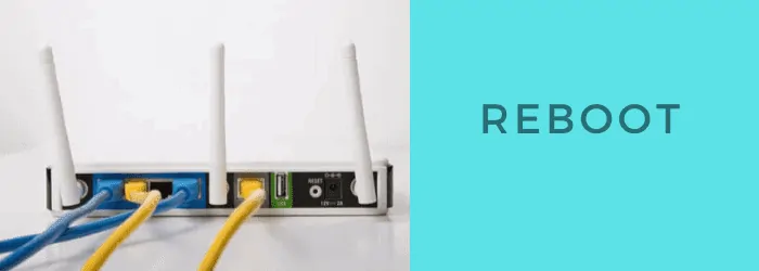 reboot router