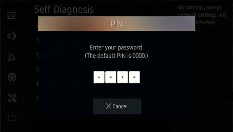 samsung pin