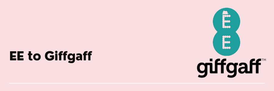 transfer number to Giffgaff from ee