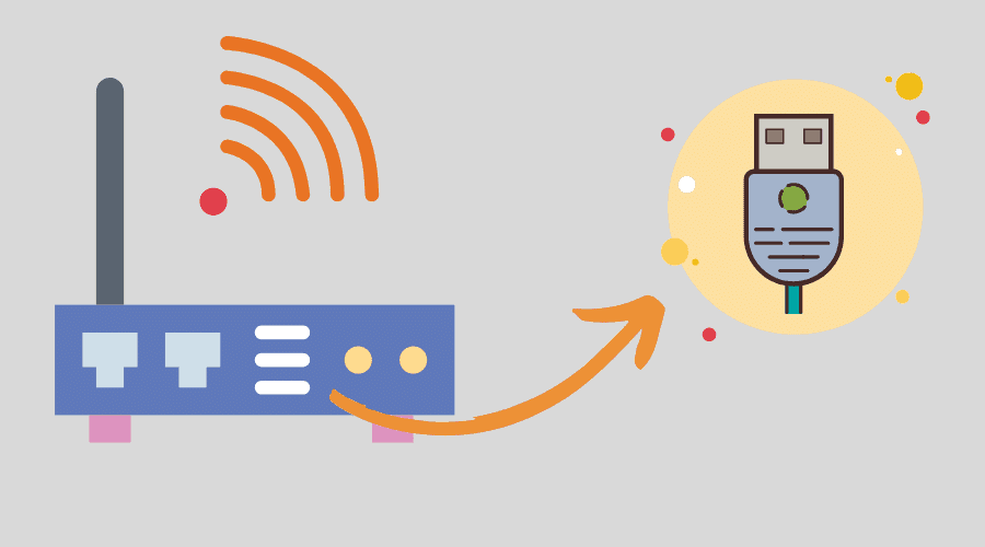 usb sky router
