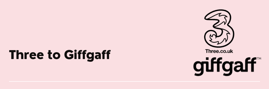 transfer number to Giffgaff from Three