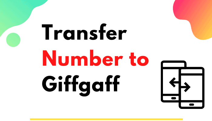 transfer number to Giffgaff
