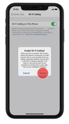 enable wifi iphone 2