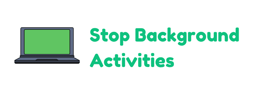 stop background
