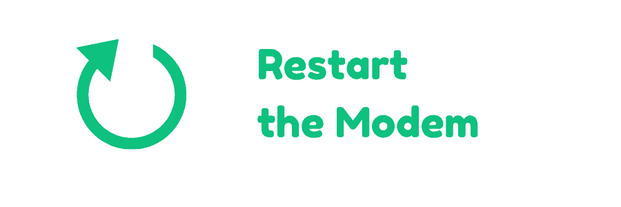 restart modem centurylink