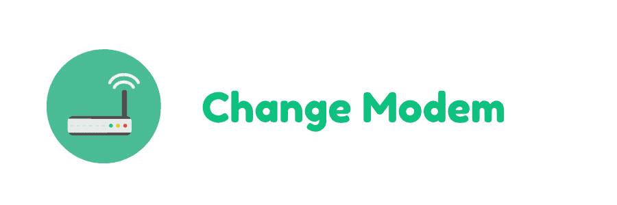 modem change