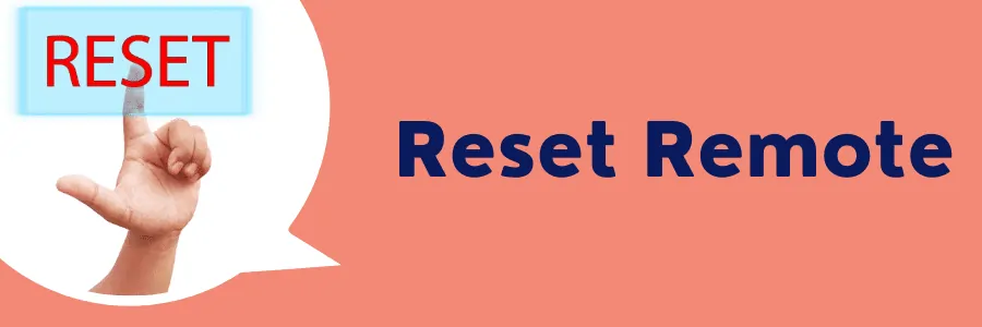 how to reset directv remote