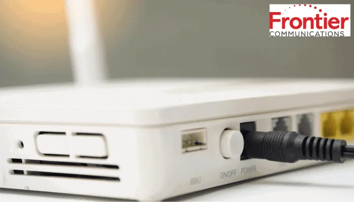 frontier router reset