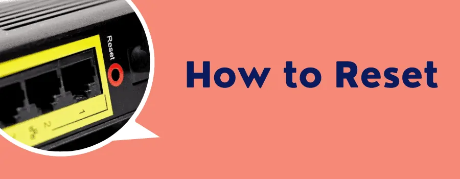 how to reset frontier 