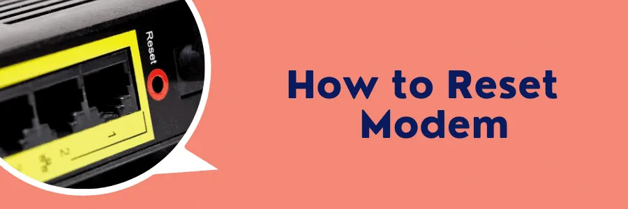 how to reset centurylink modem