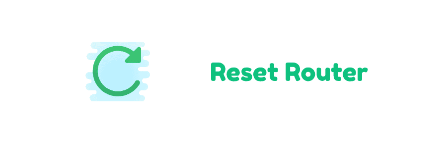 reset router