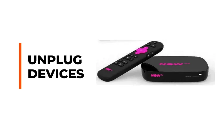 unplug devices