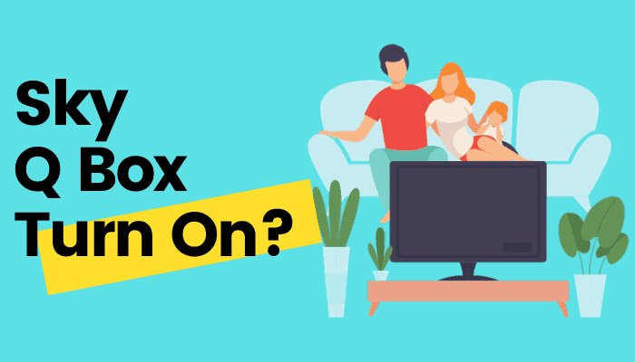 sky q box won't turn on