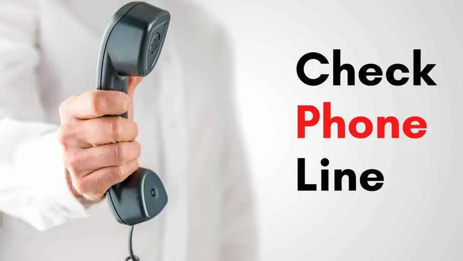 how to check phone line is active