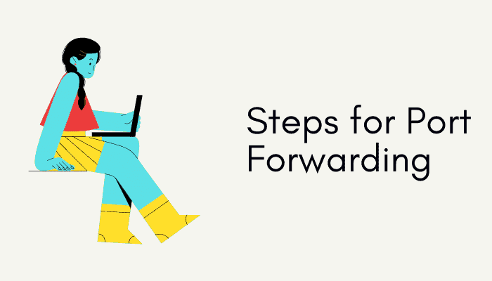 step for port forwarding sky router