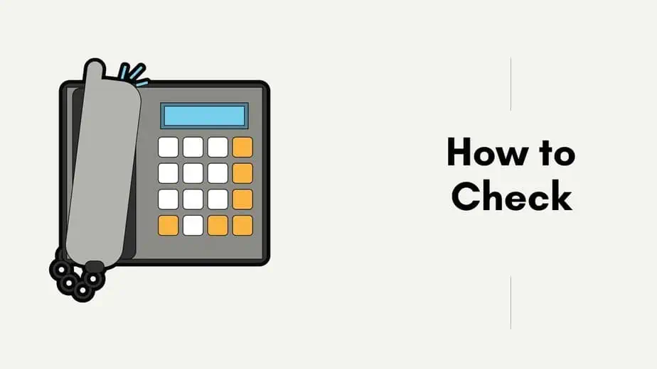 steps to check phone line is active