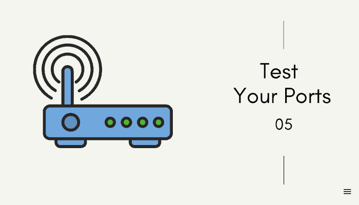 test your ports