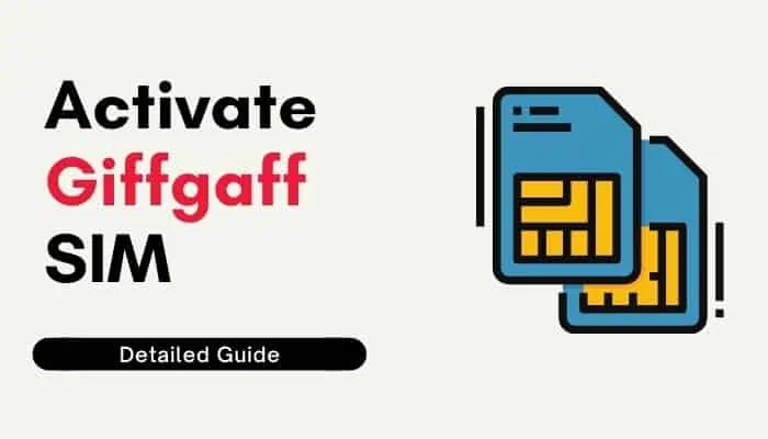 how to activate giffgaff sim