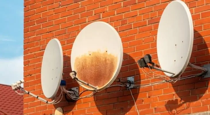 creative uses for old dish receiver