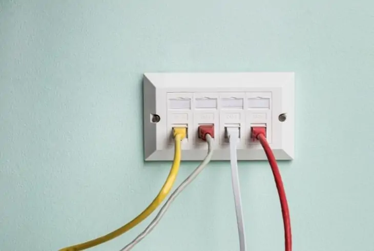 ethernet port in wall not working