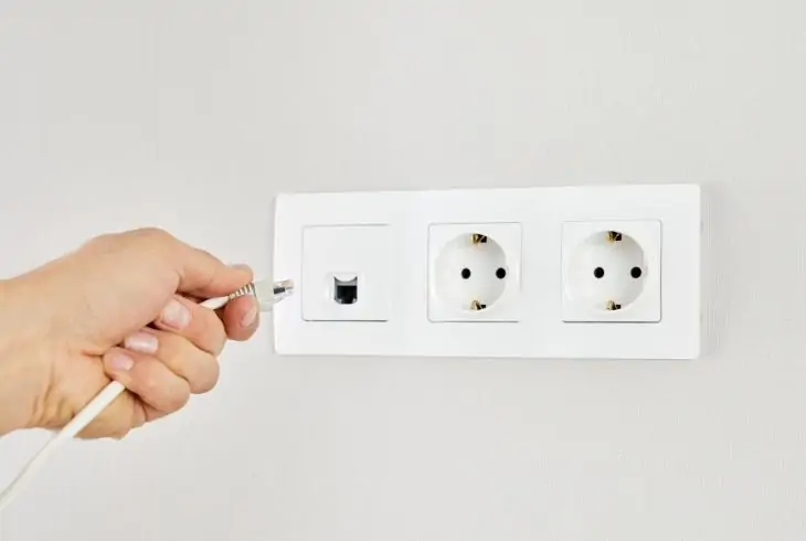fix ethernet port in wall not working