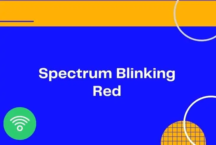 fix spectrum modem blinking red
