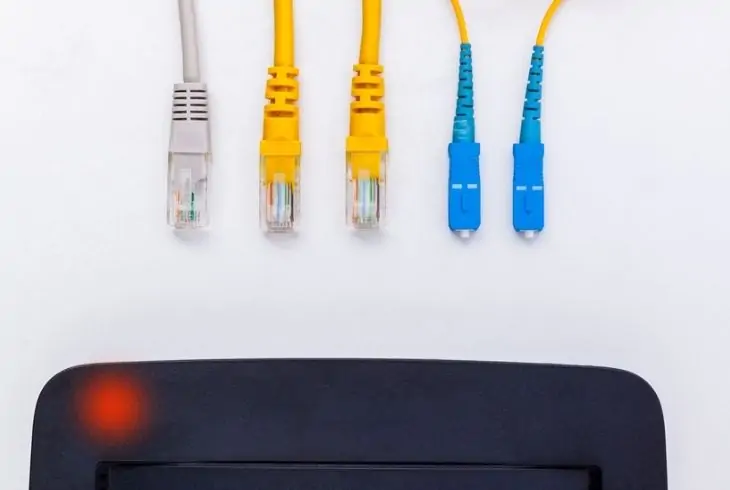 google fiber blinking red