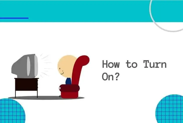 turn on tv without remote or power button