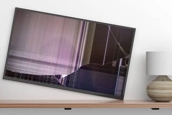 pressure damage tv screen
