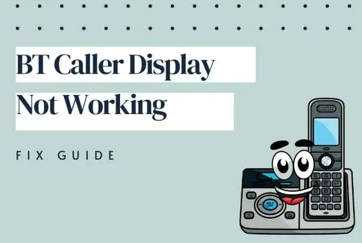bt caller display not working