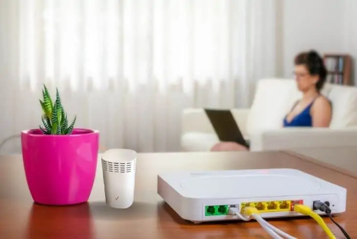 fix fios home router g3100 yellow light