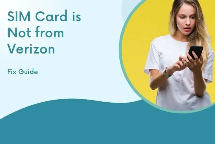 how to get rid of sim card is not from verizon notification