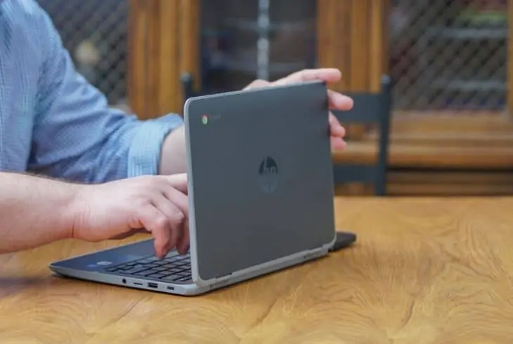 using chromebook