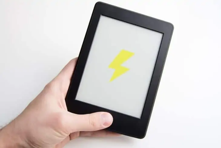fix Kindle not charging orange light