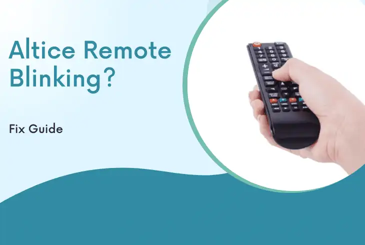 altice remote blinking and not working