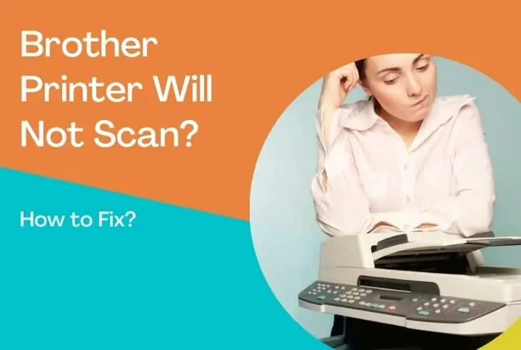 brother printer will print but not scan
