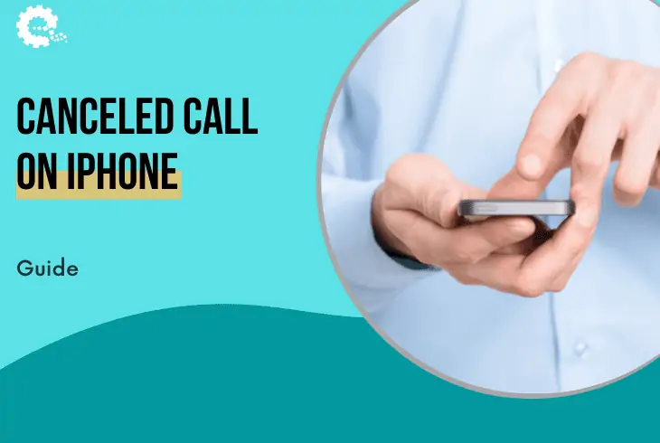 What does canceled call mean iPhone