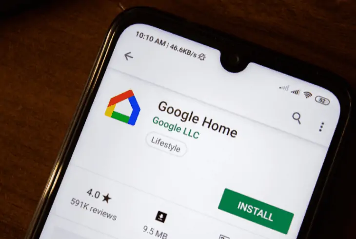 force close google home app