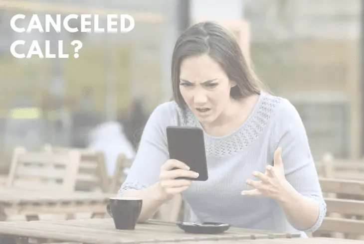 canceled call meaning