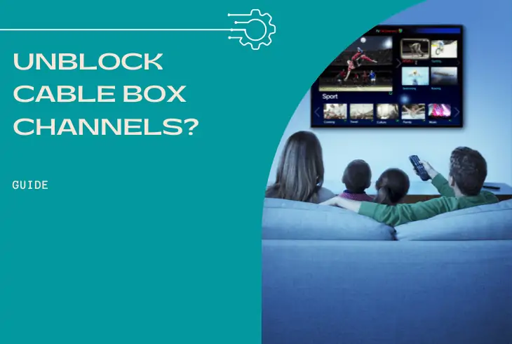 how to unlock cable box channels