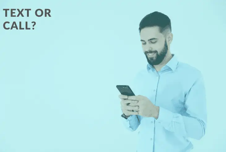 text or call blocked number