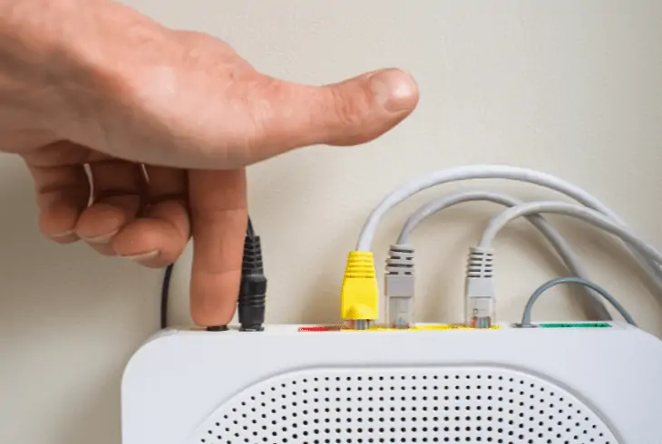 factory reset modem settings
