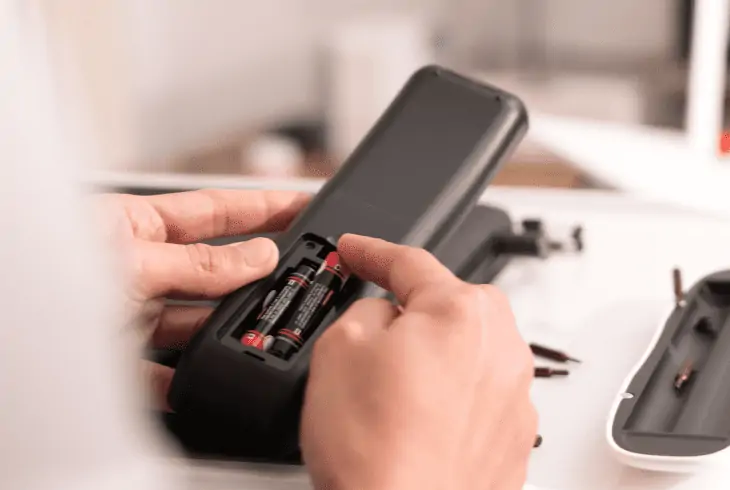check remote batteries