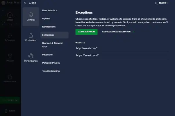 add new files exception