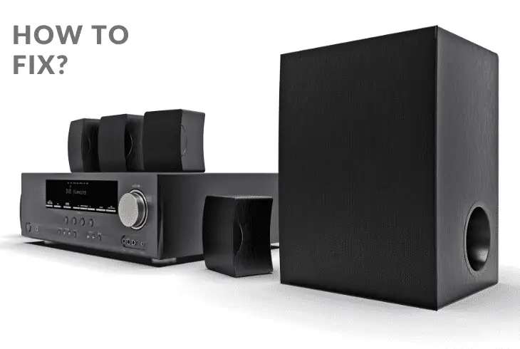 fix denon receiver subwoofer not working