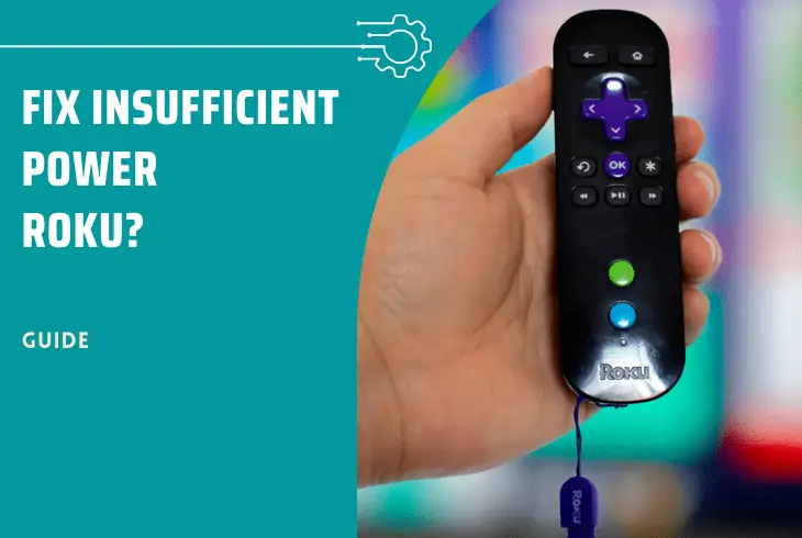 how do i fix insufficient power on my roku